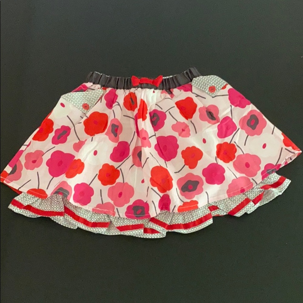 Deux par deux size 6 poppy skort